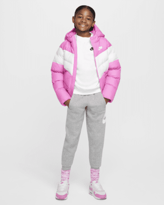 Nike Sportswear Big Kids' Synthetic-Fill Hooded Jacket. Nike JP